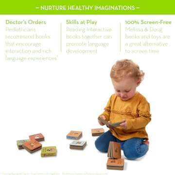 Melissa & Doug Children's Book - Natural Play Book Tower: Little Nursery Books