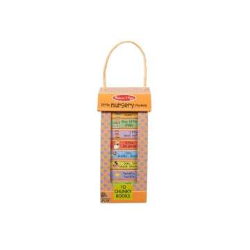 Melissa & Doug Children's Book - Natural Play Book Tower: Little Nursery Books
