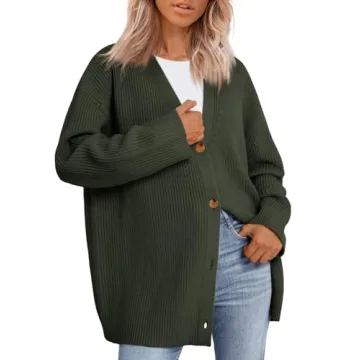 LILLUSORY Women's Oversized Cardigan - Cozy 2025 Fall Fashion