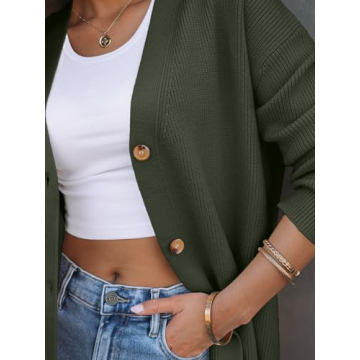 LILLUSORY Women Oversized Cardigan Soft Breathable Fall Fashion