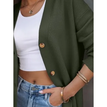 LILLUSORY Women Oversized Cardigan Soft Breathable Fall Fashion