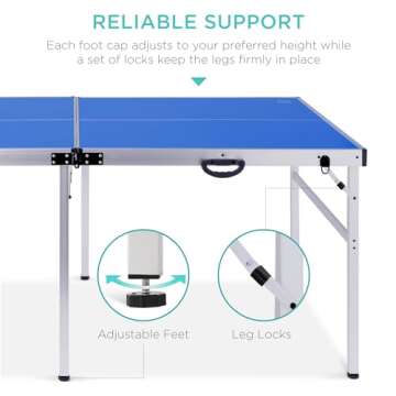 Best Portable Ping Pong Table for Indoor Outdoor Fun