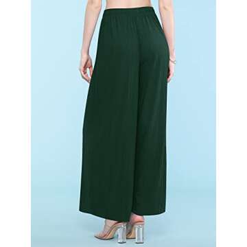 LL WB1485 Women's Stylish High Waisted Palazzo Pants