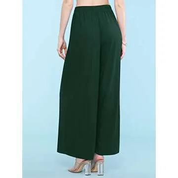 LL WB1485 Women's Stylish High Waisted Palazzo Pants