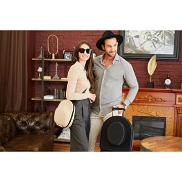 Crush-Proof Baseball Cap Travel Case with Shoulder Strap