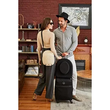 Crush-Proof Baseball Cap Travel Case with Shoulder Strap