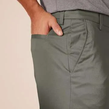 Amazon Essentials Men's Classic-Fit Golf Pants - Olive