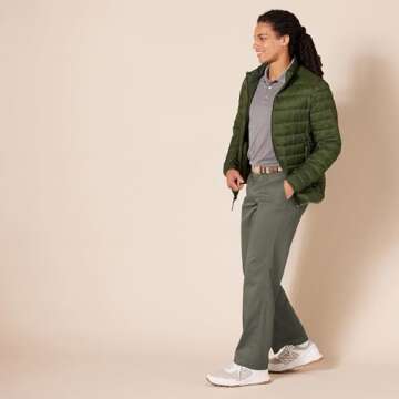 Amazon Essentials Men's Classic-Fit Golf Pants - Olive