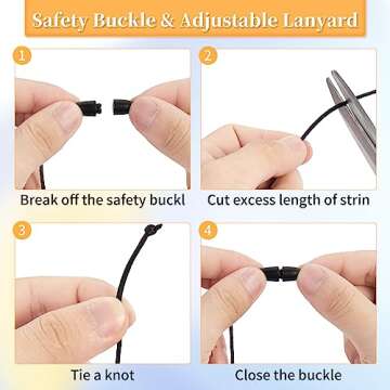 Plifal Stylish Adjustable Teacher Lanyard for ID Badge