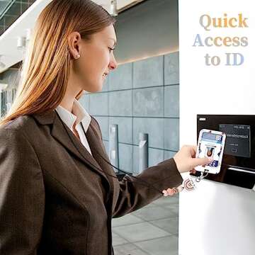 Plifal Stylish Adjustable Teacher Lanyard for ID Badge