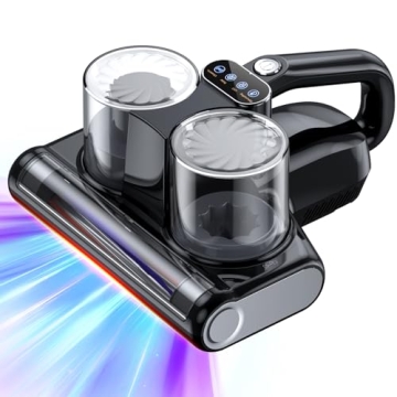 JPHYLL Mattress Vacuum Cleaner: 16Kpa Suction, UV-C Light & HEPA Filter