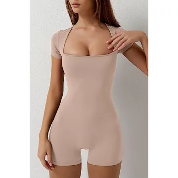 Stylish QINSEN Women's Bodycon Romper for Summer