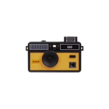 Kodak i60 Reusable 35mm Film Camera - Retro Style, Focus Free, Flash (Yellow)