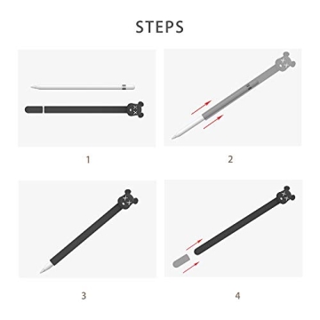 LOVE MEI Silicone Sleeve for Apple Pencil 1st Gen - Cute & Protective