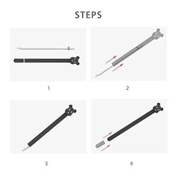 LOVE MEI Silicone Sleeve for Apple Pencil 1st Gen - Cute & Protective