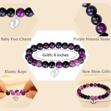 Unique New Mom Bracelet for First Mother's Day Gifts