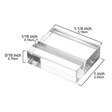 Stylish 24pcs Acrylic Place Card Holders for Events