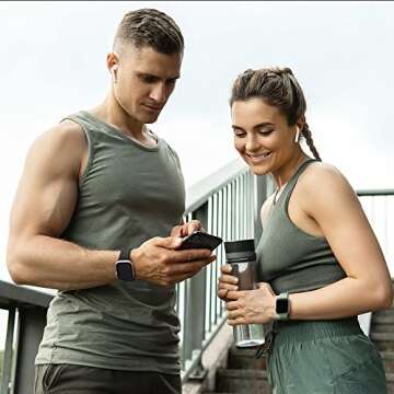 GEAK 15 Pack Sport Band Compatible with Apple Watch Bands for Women Men 49mm 45mm 46mm 44mm 42mm 38mm 40mm 41mm,Soft Silicone Wristband Replacement for iWatch Bands Ultra Series 10 9 8 7 6 5 4 3 2 SE