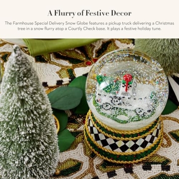 MACKENZIE-CHILDS Snow Globe for Holiday Cheer