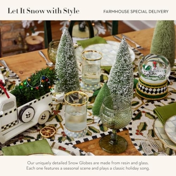 MACKENZIE-CHILDS Snow Globe for Holiday Cheer