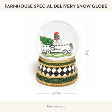 MACKENZIE-CHILDS Snow Globe for Holiday Cheer