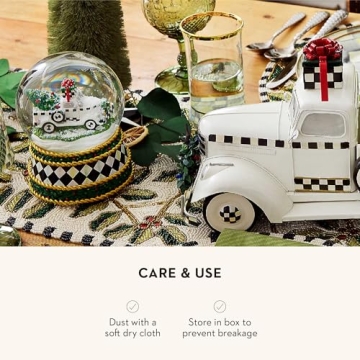 MACKENZIE-CHILDS Snow Globe for Holiday Cheer