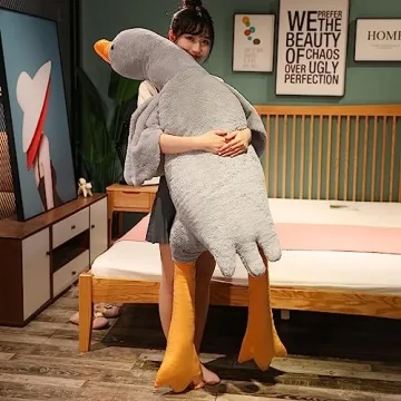 Giant Swan Stuffed Animal Plush Toy for Comfort Gifts
