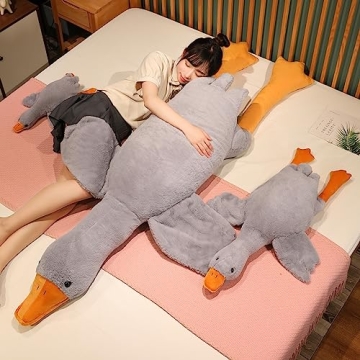 Giant Swan Stuffed Animal Plush Toy for Comfort Gifts