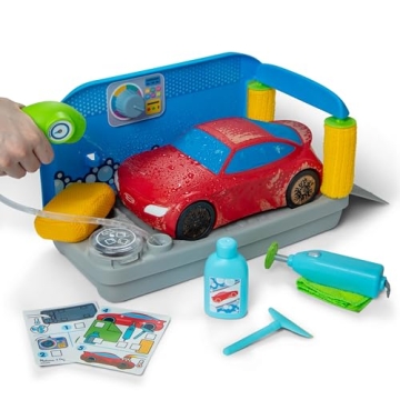 Melissa & Doug Spray & Shine Car Wash Toy for Ages 3+