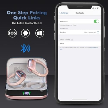 Buy sajawass Wireless Earbuds Bluetooth 5.4 with 75hr Playtime