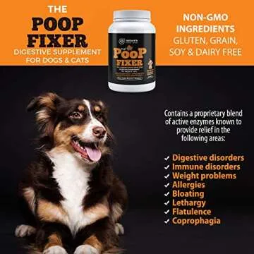 Poop Fixer Digestion Aid for Dogs & Cats - 13.4 OZ Powder