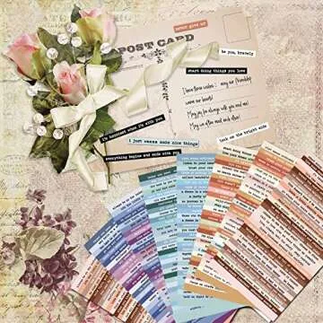 DQDEDIAN Vintage Scrapbook Stickers for Journaling