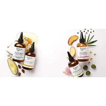 Thank God It's Natural tgin Miracle RepaiRx Anti-Breakage Serum Daily Moisturizer, for Curly, Coily and Wavy Hair, Nourishes and Moisturizes Dry Hair and Scalp, 4 oz