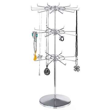 Polmart Adjustable 3-Tier Spinner Display Stand For Retail
