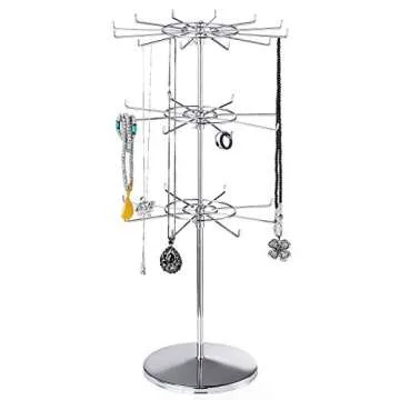 Polmart Adjustable 3-Tier Spinner Display Stand For Retail