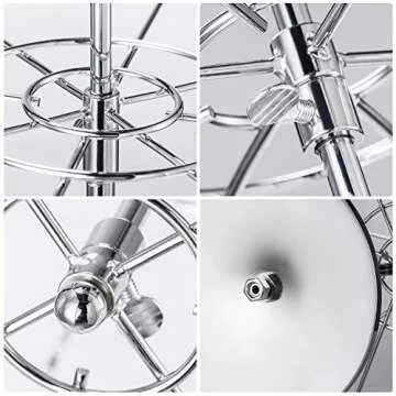 Polmart Adjustable 3-Tier Spinner Display Stand For Retail