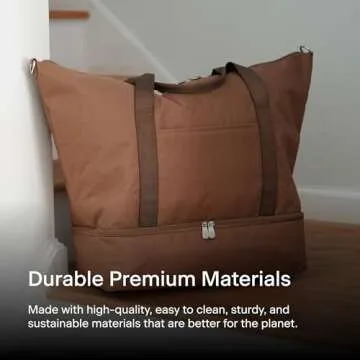 Lo & Sons Catalina Deluxe Weekender - Large Capacity (49L) Travel Duffel With Shoe Compartment, Lugg...