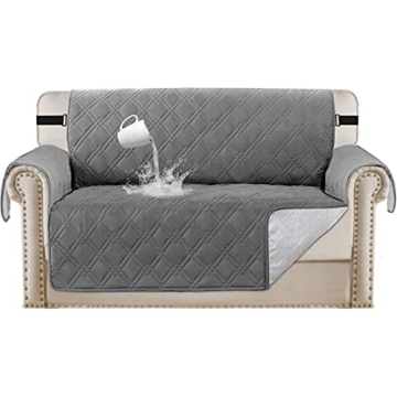 Turquoize 100% Waterproof Couch Covers for Pets Sofa Cover for Dogs Waterproof Loveseat Sofa Covers ...