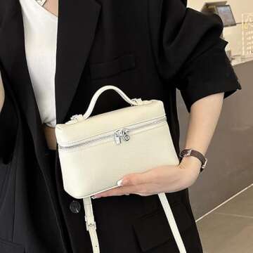 Crossbody Purses for Women Designer Handbags for Women Purses for Women Crossbody Bag Clutch Purses for Women (Beige)