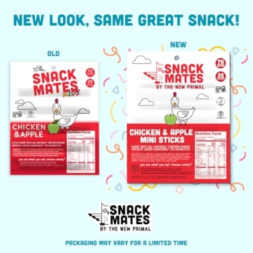 Healthy Snack Mates Chicken & Apple Sticks Gluten Free