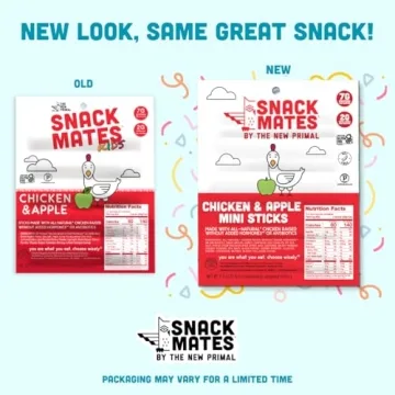 Healthy Snack Mates Chicken & Apple Sticks Gluten Free