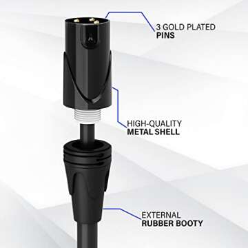 LyxPro XLR Cable for Professional Audio and Video Needs