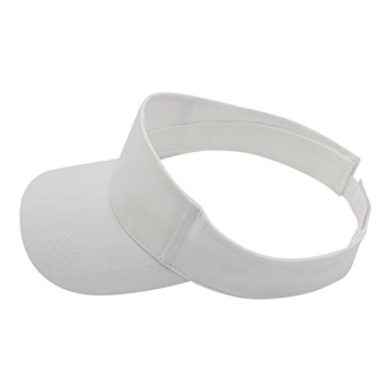 Top Level Sun Sports Visor Men Women - One Size Cap Hat,WHT