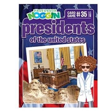 Professor Noggin's Presidents Trivia Card Game for Kids