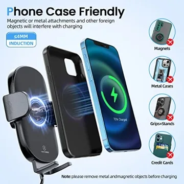 Wireless Cup Holder Charger with 15W Fast Charging