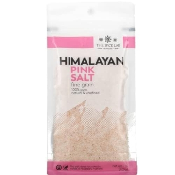 The Spice Lab Pink Himalayan Salt - Fine Sea Salt for Cooking - 1 lb