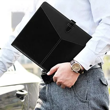 Toplive Professional Padfolio - Stylish 3 Ring Binder