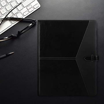 Toplive Professional Padfolio - Stylish 3 Ring Binder