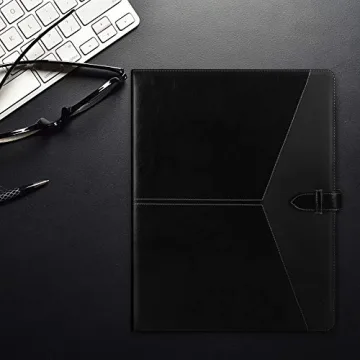 Toplive Professional Padfolio - Stylish 3 Ring Binder