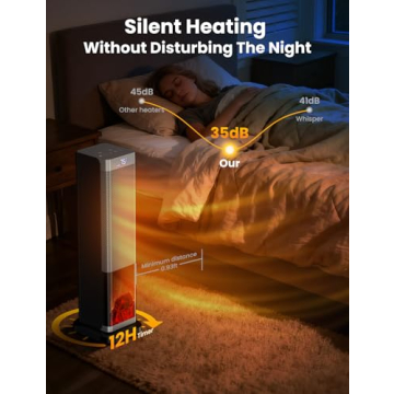 Ceramic Space Heater with Remote Control and Eco Mode